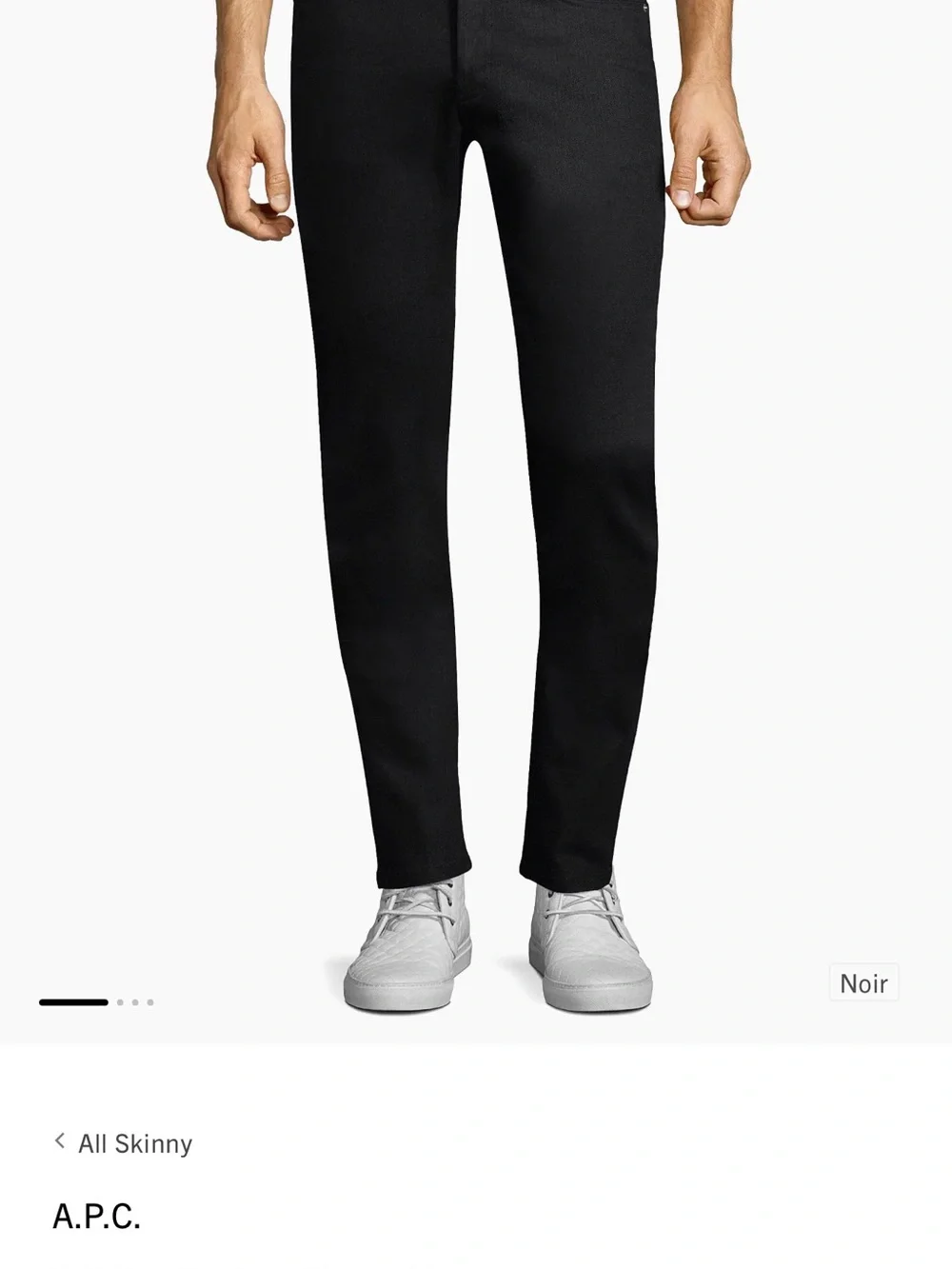 A.P.C. Black Skinny Jeans Unisex